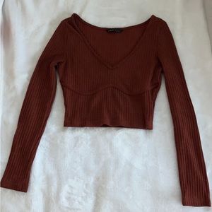 Redish Orange long sleeve from SHEIN XS.